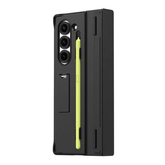 Cover Samsung Z Fold 6 Nukin 360 With Stand And Pencil Slot Araree - Black